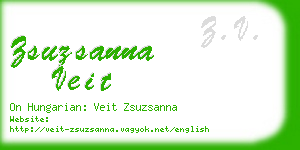 zsuzsanna veit business card
